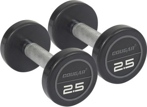 COUGAR STROM Rubber Coated Round Dumbbells With