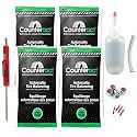 Counteract DIYK-4 Do It Yourself Tire/Wheel Balancing Beads Kit - Off -Road, Light Duty Truck Tires, (4) 4oz DIY Bead Bags, (4) Valve Caps and Cores, (1) Core Remover, Injector Bottle