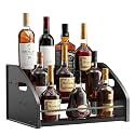 Countertop Liquor Bottle Organizer Shelf, 3-Tier