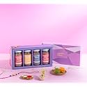 Country Bean Vienna Gift Hamper With Hazelnut, Caramel, Strawberry Cheesecake And Original Coffee (50G X 4) | Christmas And New Year Gift Set, Granules, Box, 200 Gram
