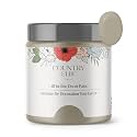 Country Chic All-in-One Chalk Paint for Furniture, Cabinets, Home Decor, Eco-Friendly, Matte Finish, Built-In Primer & Top Coat for Wood, Metal - Soiree (Beige Taupe) - 4 oz (118 ml)