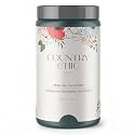 Country Chic All-in-One Chalk Paint for Furniture, Cabinets, Home Decor, Eco-Friendly, Matte Finish, Built-In Primer &amp; Top Coat for Wood, Metal - Jitterbug (Dark Teal) - Quart 32 oz (950 ml)