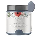 Country Chic All-in-One Chalk Paint for Furniture, Cabinets, Home Decor, Crafts, Eco-Friendly, Matte Finish, Built-In Primer &amp; Top Coat for Wood, Metal - Daydreamer (blue) Pint (16 oz)