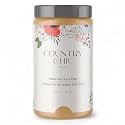 Country Chic All-in-One Chalk Paint for Furniture, Cabinets, Home Decor, Eco-Friendly, Matte Finish, Built-In Primer &amp; Top Coat for Wood, Metal - Bee's Knees (Soft Yellow) - Quart 32 oz (950 ml)