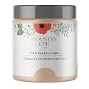 Country Chic All-in-One Chalk Paint for Furniture, Cabinets, Home Decor, Eco-Friendly, Matte Finish, Built-In Primer &amp; Top Coat for Wood, Metal - Pale Plaster (Sand) pint (16oz)