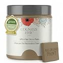 Country Chic All-in-One Chalk Paint for Furniture, Cabinets, Home Decor, Eco-Friendly, Matte Finish, Built-In Primer &amp; Top Coat for Wood, Metal - Driftwood (Brown) - 4 oz (118 ml)