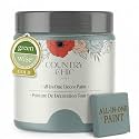 Country Chic All-in-One Chalk Paint for Furniture, Cabinets, Home Decor, Eco-Friendly, Matte Finish, Built-In Primer &amp; Top Coat for Wood, Metal - Nightfall (Blue) - 4 oz (118 ml)