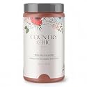 Country Chic All-in-One Chalk Paint for Furniture, Cabinets, Home Decor, Eco-Friendly, Matte Finish, Built-In Primer &amp; Top Coat for Wood, Metal - Peachy Keen (Coral Pink) - Quart 32 oz (950 ml)