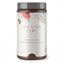 Country Chic All-in-One Chalk Paint for Furniture, Cabinets, Home Decor, Eco-Friendly, Matte Finish, Built-In Primer &amp; Top Coat for Wood, Metal - Leather Bound (Chocolate Brown) - Quart 32 oz (950 ml)
