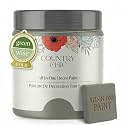 Country Chic All-in-One Chalk Paint for Furniture, Cabinets, Home Decor, Eco-Friendly, Matte Finish, Built-In Primer &amp; Top Coat for Wood, Metal - Cobblestone (Grey) - Pint 16 oz (475 ml)