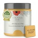 Country Chic All-in-One Chalk Paint for Furniture, Cabinets, Home Decor, Eco-Friendly, Matte Finish, Built-In Primer &amp; Top Coat for Wood, Metal - Yellow Wellies (Yellow) - Pint 16 oz (475 ml)