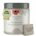 Country Chic All-in-One Chalk Paint for Furniture, Cabinets, Home Decor, Eco-Friendly, Matte Finish, Built-In Primer &amp; Top Coat for Wood, Metal - Sunday Tea (Warm Grey) - 8 oz (237 ml)