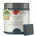 Country Chic All-in-One Chalk Paint for Furniture, Cabinets, Home Decor, Eco-Friendly, Matte Finish, Built-In Primer &amp; Top Coat for Wood, Metal - Starstruck (Navy Blue) - 8 oz (237 ml)