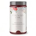 Country Chic All-in-One Chalk Paint for Furniture, Cabinets, Home Decor, Eco-Friendly, Matte Finish, Built-In Primer &amp; Top Coat for Wood, Metal - Cranberry Sauce (red) - Quart 32 oz (950 ml)