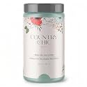 Country Chic All-in-One Chalk Paint for Furniture, Cabinets, Home Decor, Eco-Friendly, Matte Finish, Built-In Primer &amp; Top Coat for Wood, Metal - Fancy Frock (Light Blue) - Quart 32 oz (950 ml)
