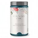 Country Chic All-in-One Chalk Paint for Furniture, Cabinets, Home Decor, Eco-Friendly, Matte Finish, Built-In Primer &amp; Top Coat for Wood, Metal - Aurora (Teal Blue) - Quart (32 oz)