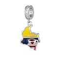 Country Flag Charms for Bracelets 925 Sterling Silver Dominican Republic/Puerto Rico/Peru/Mexican/Jamaica/Ireland/Texas Charms Souvenirs Gifts for Women National Flag Map Series Pendant Jewelry Travel Memorial Gift