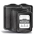 Country Kitchen Nonstick Stackable Bakeware Set - Heavy Duty, Durable, Easy Release Baking Set, Black, 4 Pcs