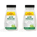 Country Life Acid Rescue Chewable Tablets - Certified Vegan &amp; Gluten-Free Heartburn Relief, 400mg Calcium &amp; Magnesium, Non-GMO, Sugar-Free Mint Flavor, Supports Bone Health, 60 Count (Pack of 2)