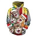 Couple Cute 3D Santa Print Ugly Christmas