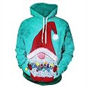 Couple Cute 3D Santa Print Ugly Christmas