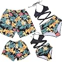 Couples Family Matching Swimsuits - Dad &amp; Me Matching Swim Shorts