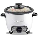 Courant Rice Cooker 8-Cup (Cooked), Removable Non-Stick Bowl, One Touch Rice Cooker, White