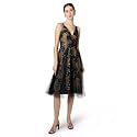 Courtney Sequin Overlay Dress