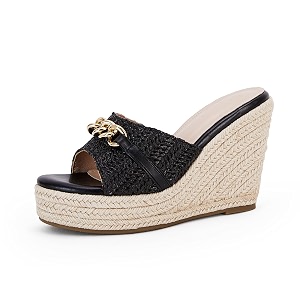 Coutgo Womens Wedge Sandals Platform Espadrille Heel