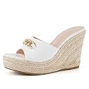 Coutgo Women39s Wedge Sandals Platform Espadrille Heel
