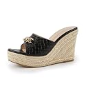 Coutgo Women39s Wedge Sandals Platform Espadrille Heel