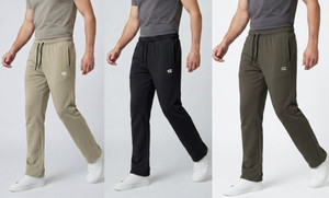 COUTRIX Solid Men Black Track Pants