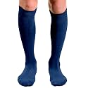 COUVER Cotton Terry-Cushioned Knee High Baseball Softball Multi-Sports Socks, 1 Pair