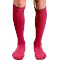 COUVER Cotton Terry-Cushioned Knee High Baseball Softball Multi-Sports Socks, 1 Pair