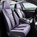 Coverado Car Seat Covers, Front Covers for Cars, Car Seat Cover Front Seats, Automotive Seat Cover, Waterproof, Leather Car Seat Cushion, Universal Interior Covers Seat Protectors for Most Cars