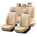 Coverado Car Seat Covers, Front Covers for Cars, Car Seat Cover Front Seats, Automotive Seat Cover, Waterproof, Leather Car Seat Cushion, Universal Interior Seat Protectors for Most Cars
