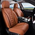 Coverado Car Seat Covers, Front Covers for Cars, Car Seat Cover Front Seats, Automotive Seat Cover, Waterproof, Leather Car Seat Cushion, Universal Interior Covers Seat Protectors for Most Cars