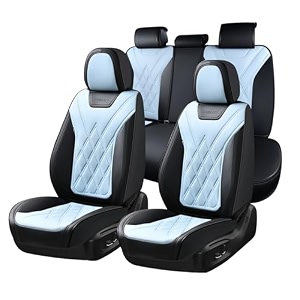 coverado car seat covers full set seat covers for cars front seat covers and back seat cover waterproof leather automotive seat cover universal car interior protectors cushion for most cars