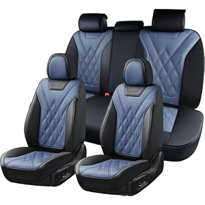 coverado car seat covers full set seat covers for cars front seat covers and back seat cover waterproof leather automotive seat cover universal car interior protectors cushion for most cars