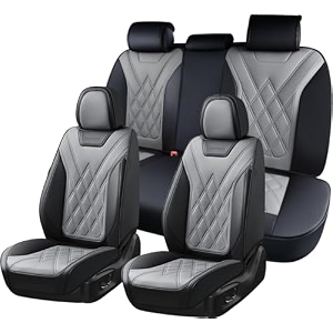 coverado car seat covers full set seat covers for cars front seat covers and back seat cover waterproof leather automotive seat cover universal car interior protectors cushion for most cars