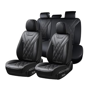coverado car seat covers full set seat covers for cars front seat covers and back seat cover waterproof leather automotive seat cover universal car interior protectors cushion for most cars