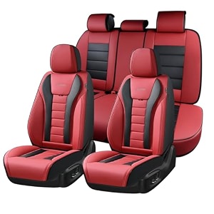 coverado car seat covers full set seat covers for cars front seat covers and back seat cover waterproof leather automotive seat cover universal car interior protectors cushion for most cars