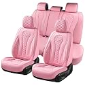 Coverado Car Seat Covers Full Set Pink