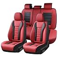 Coverado Car Seat Covers, Front Covers for Cars, Car Seat Cover Front Seats, Automotive Seat Cover, Waterproof, Leather Car Seat Cushion, Universal Interior Covers Seat Protectors for Most Cars