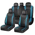 Coverado Car Seat Covers, Seat Covers Full Set, 5 Seats Automotive Seat Cover, Mesh Breathable Seat Protectors, Universal Fit for Most Cars
