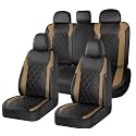 Coverado Car Seat Covers, Seat Covers Full Set, 5 Seats Automotive Seat Cover, Mesh Breathable Seat Protectors, Universal Fit for Most Cars