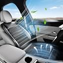 Coverado Cooling Car Seat Cushion, Ventilated Seat Cover with 2 Turbo Fans, Cooling Car Seat Covers Cooled Seat Pad Universal Fit for Most Car SUV Truck, Gray