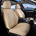 Coverado Front Seat Covers 2-Pack Luxury Faux