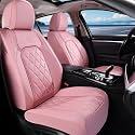 Coverado Front Seat Covers Luxury Faux Leather