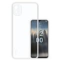 COVERBLACK Case Rubber Back Cover for Nokia